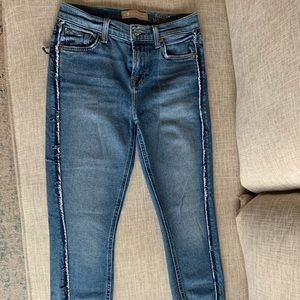 7 for all mankind twisted ankle skinny jean